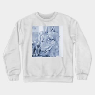 Soft blue lisianthus - Hampton Style Crewneck Sweatshirt